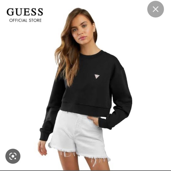 GUESS CROP SWEATSHIRT - Buy Bow Price - Picture 10 of 10